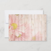 Komt u bij ons voor een receptie kaart (Achterkant)