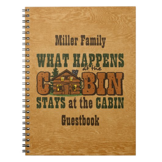 Komt voor in het Cabin Personalized Guestbook Notitieboek (Voorkant)