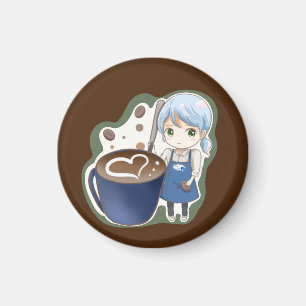 Komugisui koffie mok magneet