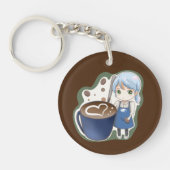 Komugisui koffie sleutelhanger (Voorkant)