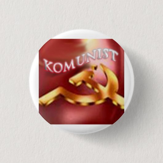 Komunistische Partij Logo Ronde Button 3,2 Cm (Voorkant)