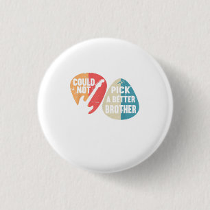 Kon geen betere broeder kopen in een gitaarbak ronde button 3,2 cm