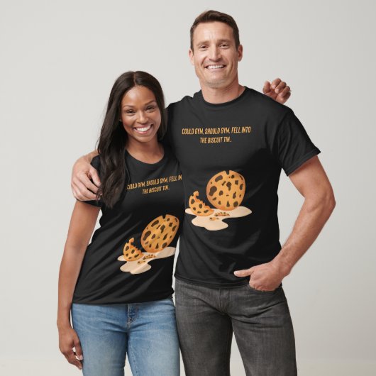 Kon gym, als de gym in het koekje viel t-shirt (Unisex)
