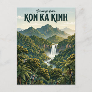 Kon Ka Kinh Nationaal Park Vietnam Briefkaart