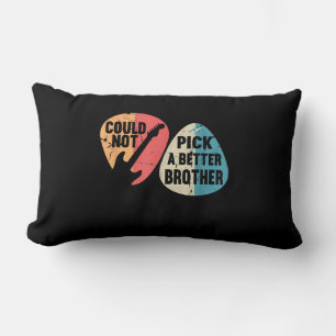 Kon niet kiezen een betere broer gitaar T-shirt Kussen