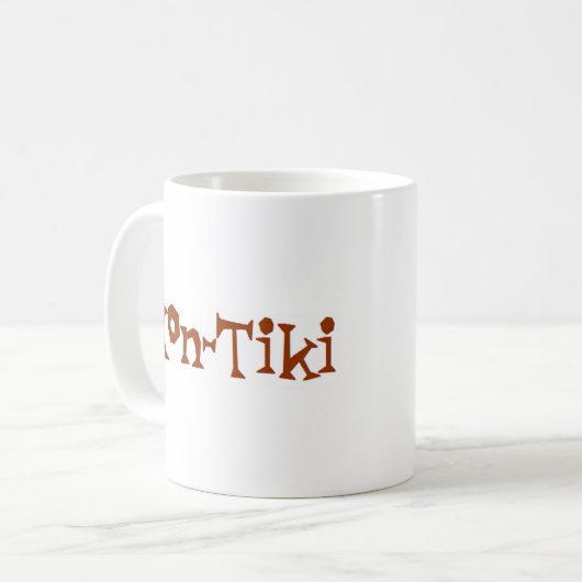 kon-tiki koffiemok (Voorkant links)