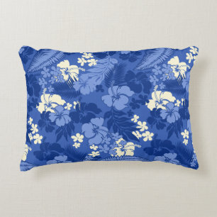 Kona Bay Hawaiian Hibiscus Accent Kussen