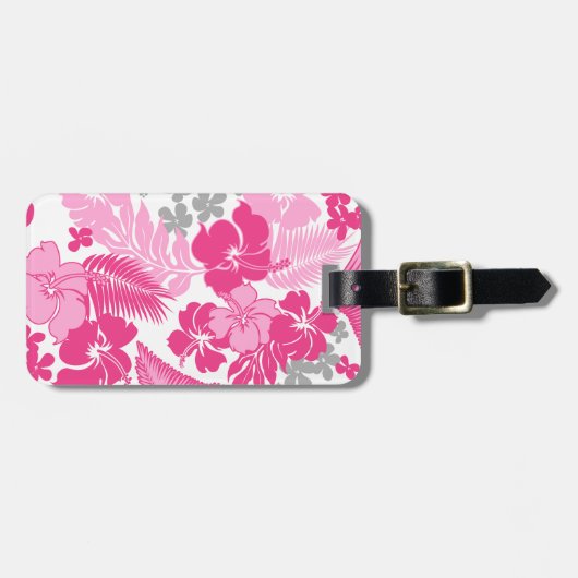 Kona Bay Hawaiian Hibiscus Bagagelabel (Voorkant horizontaal)