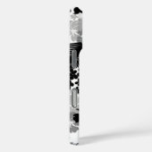 Kona Bay Hawaiian Hibiscus Zwart Case-Mate iPhone Case (Achterkant / Rechts)