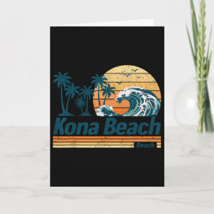 Kona Beach Groep Gelijke Familie Vakantie Zomer Kaart