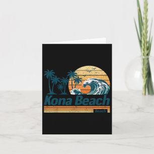 Kona Beach Groep Gelijke Familie Vakantie Zomer Kaart