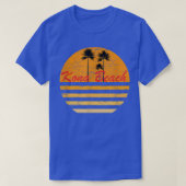 Kona Beach Hawaii  Retro70s Throwback Surf T-shirt (Design voorkant)
