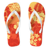Kona Blend Hawaiian Hibiscus Blend - Rood Teenslippers (Voetbed)