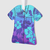 Kona Blend Hawaiian Hibiscus Flora Aloha Shirt Ornament (voorkant)