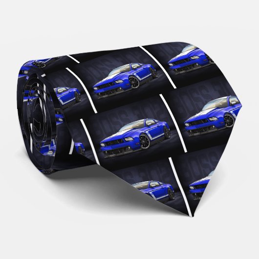 Kona Blue 2012 Boss 302 Stropdas (Opgerold)