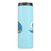 Kona Boy Surfs Big Wave Thermal Tumbler - Surf Art Thermosbeker (Achterkant)