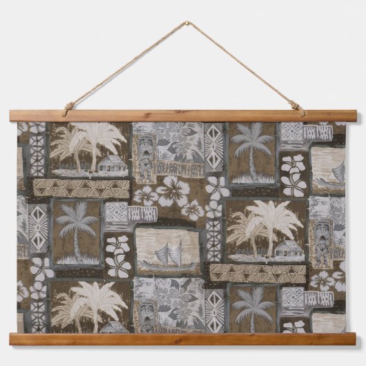 Kona Coast Tapa Hangend Wandkleed (Voorkant)