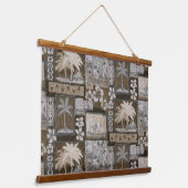 Kona Coast Tapa Hangend Wandkleed (Gebogen)