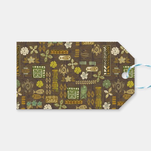 Kona Coast Tiki Tropix Cadeaulabel (Voorkant (Horizontaal))