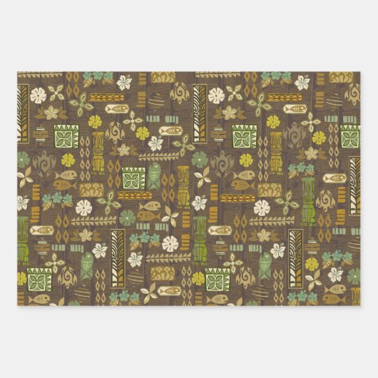 Kona Coast Tiki Tropix Inpakpapier Vel (Voorkant 3)