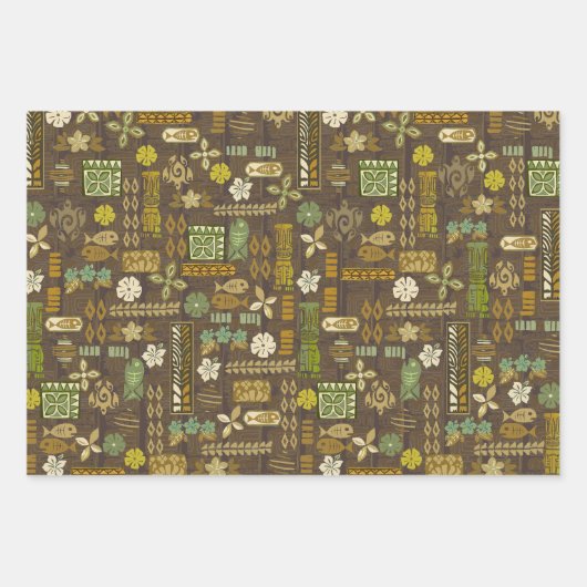 Kona Coast Tiki Tropix Inpakpapier Vel (Voorkant)