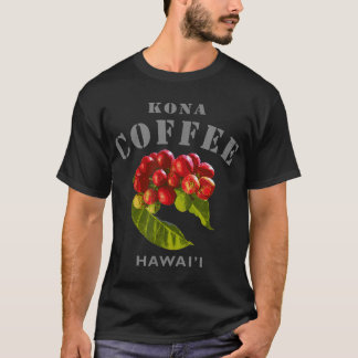 Kona Coffee Hawaii beroemde Big Island Modern Hawa T-shirt