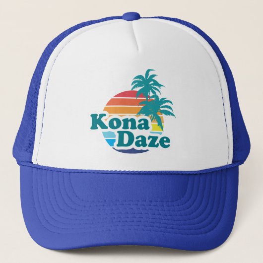 Kona Daze Trucker Hat Trucker Pet (Voorkant)
