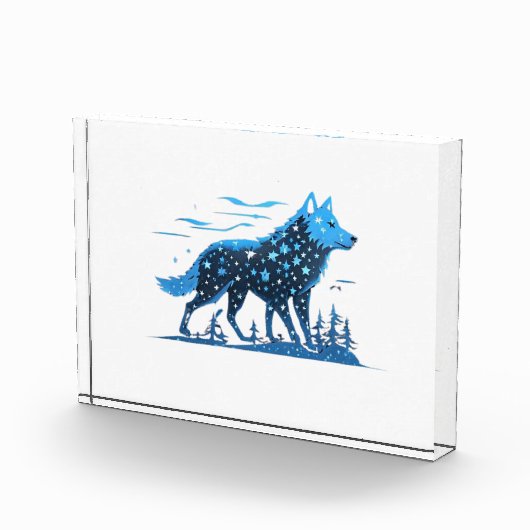 Kona, de fluisterende wolf fotoblokken (Rechts)