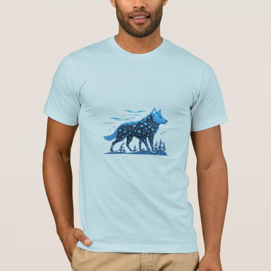 Kona, de fluisterende wolf t-shirt (Voorkant)