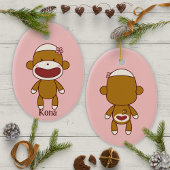 Kona de sok aap kerstboom keramisch ornament