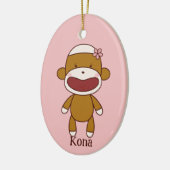 Kona de sok aap kerstboom keramisch ornament (Links)