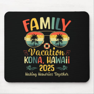 Kona Hawaï Strand Gezinszomer Vakantie 2025 Muismat