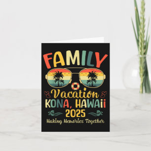 Kona Hawaii Beach Familie Zomervakantie 2025 Kaart