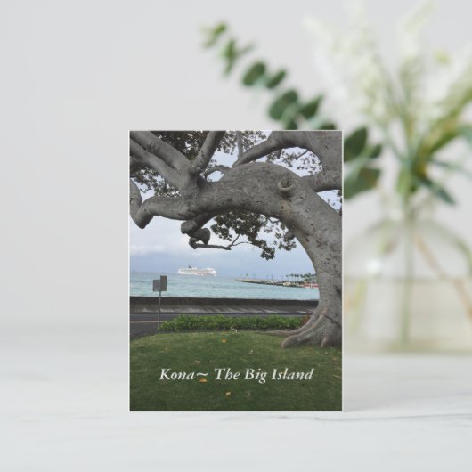 Kona Hawaii "Het grote eiland" Briefkaart (Staand voorkant)
