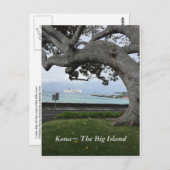 Kona Hawaii "Het grote eiland" Briefkaart (Voorkant / Achterkant)
