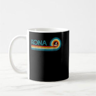 Kona Hawaii  Onderdruk Surfer Palm T Koffiemok