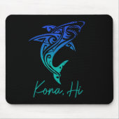 Kona Hawaii Shark Diving Fishing Surfing Surfer Ha Muismat (Voorkant)