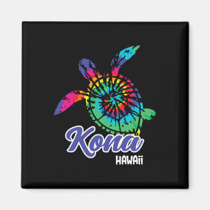 Kona Hawaii Tie Dye Save Zee Schildpadden Hawaiiaa Magneet