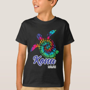 Kona Hawaii Tie Dye Save Zee Schildpadden Hawaiiaa T-shirt