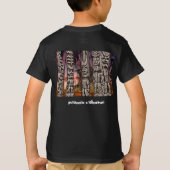 Kona, Hawaii, Tiki Tribale Raad T-Shirt (Achterkant)