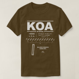 Kona International Airport KOA T-shirt