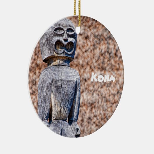 Kona Keepslag - Tikis Keramisch Ornament (Rechts)