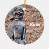 Kona Keepslag - Tikis Keramisch Ornament (Voorkant)