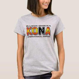 Kona KOA Airport Code T-shirt voor dames