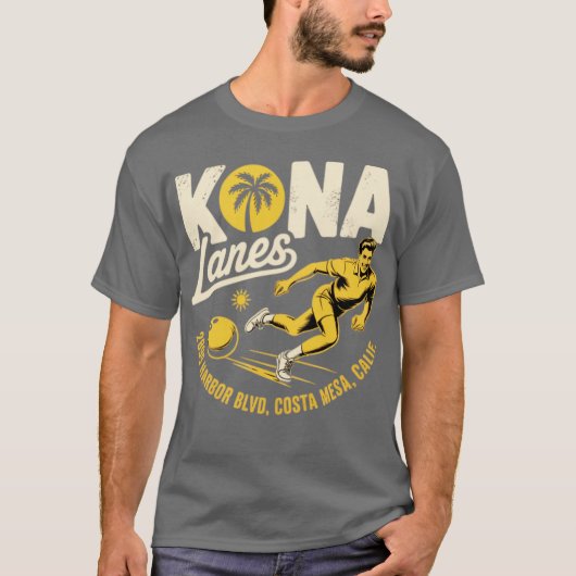 Kona Lanes Costa Mesa T-shirt (Voorkant)