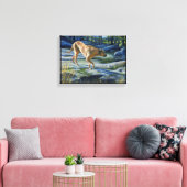 "Kona op het granietspoor" Canvas Afdruk (Insitu (Woonkamer))