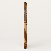 Kona Palms Hawaiian Leaf Faux Wood Case-Mate iPhone Case (Achterkant/links)