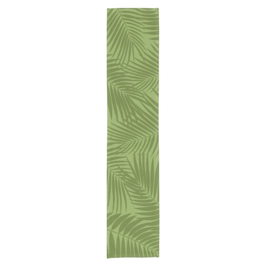 Kona Palms Hawaiian Leaf Korte Tafelloper (Voorkant)