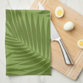 Kona Palms Hawaiian Leaf Theedoek (Quarter Fold)