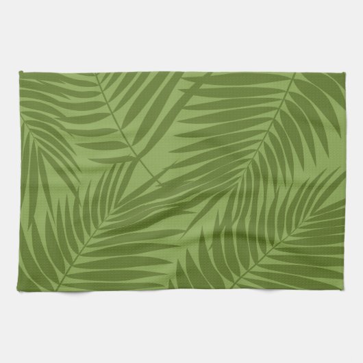 Kona Palms Hawaiian Leaf Theedoek (Horizontaal)